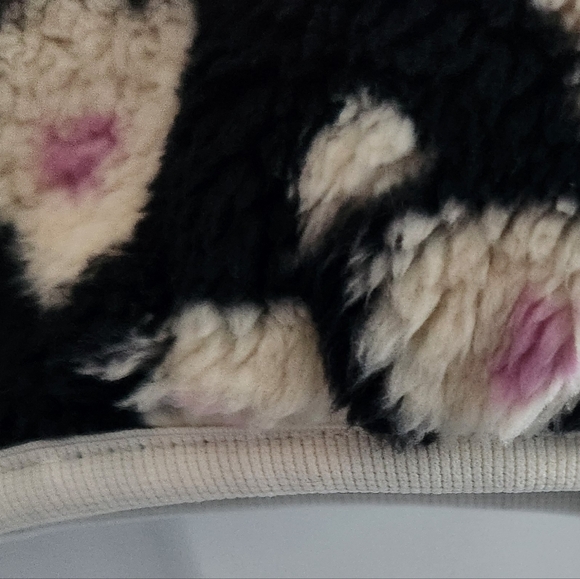 UGG "Marlene" floral fleece jacket w/ stand-up collar - Picture 8 of 10